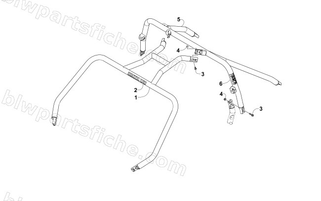 ROPS ASSEMBLY diagram