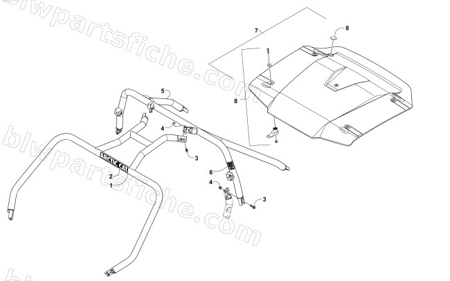 ROPS ASSEMBLY diagram
