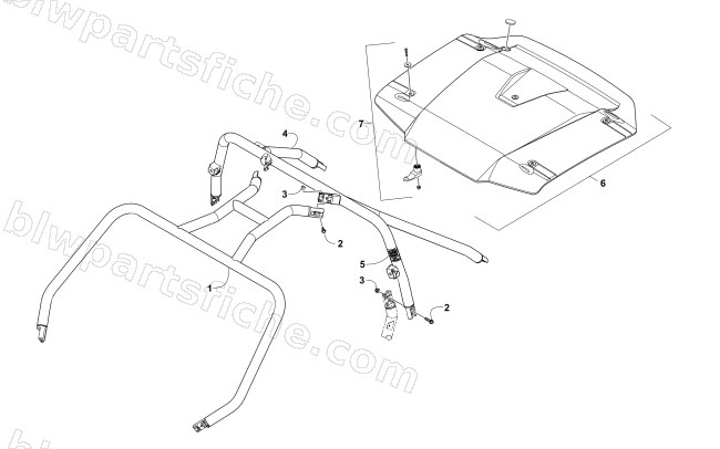 ROPS ASSEMBLY diagram