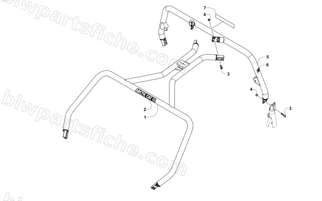 ROPS ASSEMBLY diagram