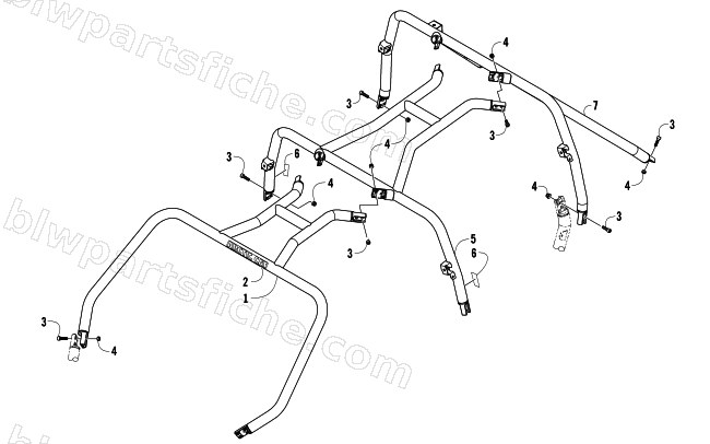 ROPS ASSEMBLY diagram