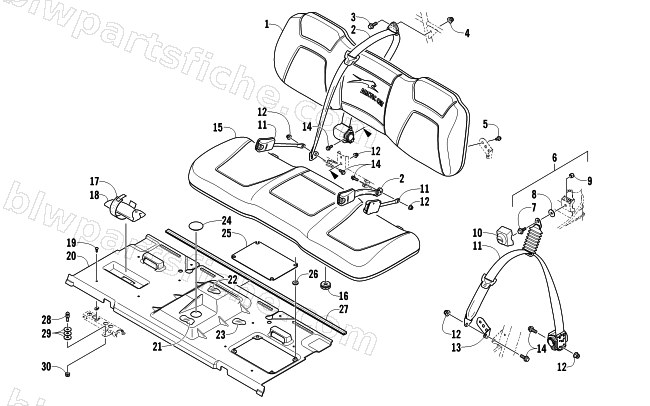 SEAT ASSEMBLY diagram
