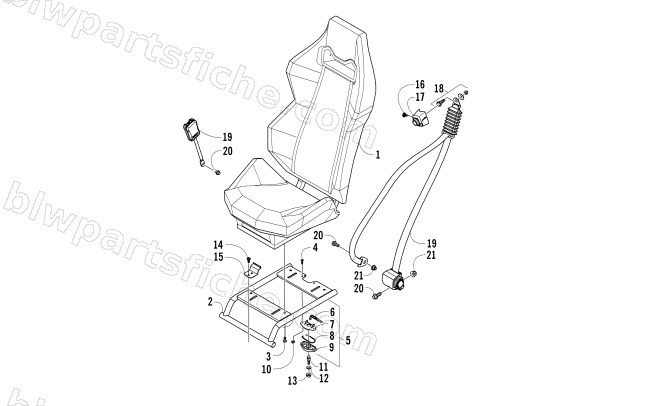 SEAT ASSEMBLY diagram