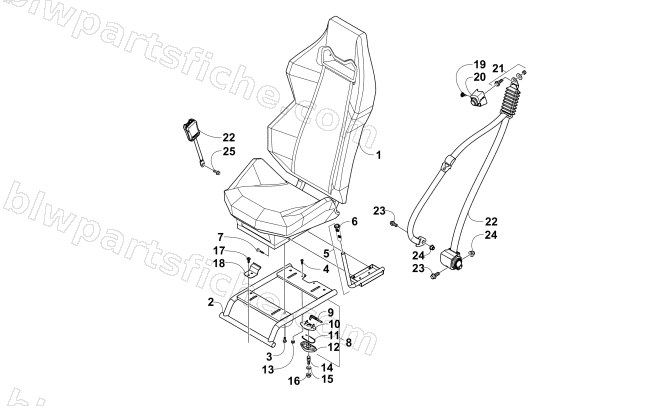 SEAT ASSEMBLY diagram