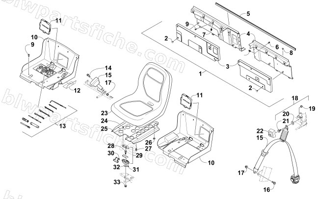 SEAT ASSEMBLY diagram