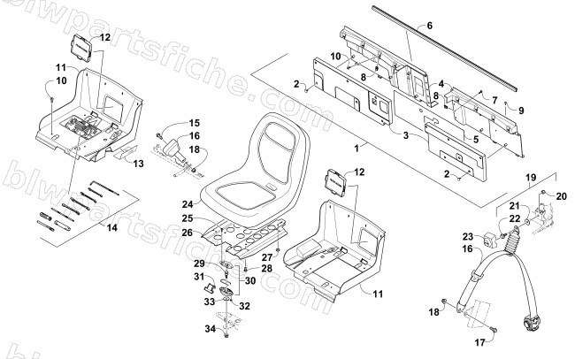 SEAT ASSEMBLY diagram