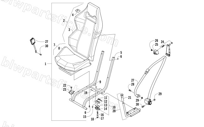 SEAT ASSEMBLY diagram