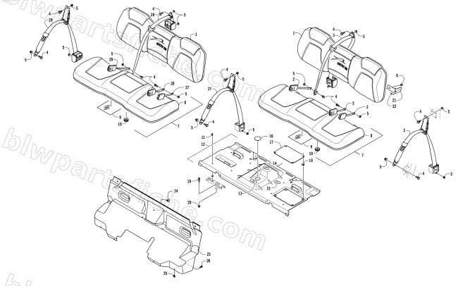 SEAT ASSEMBLY diagram