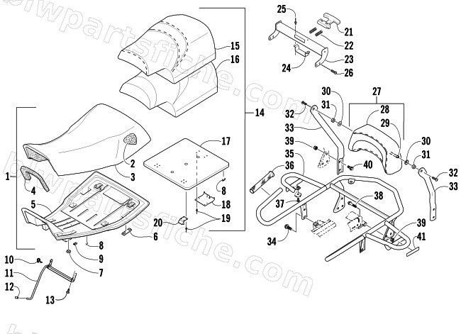 SEAT ASSEMBLY diagram