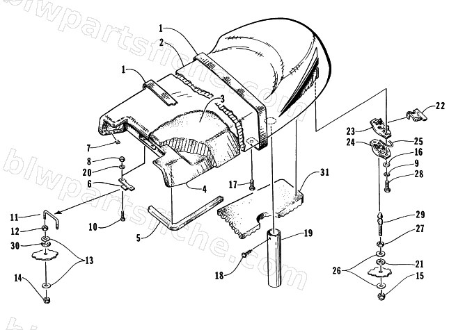 SEAT ASSEMBLY diagram