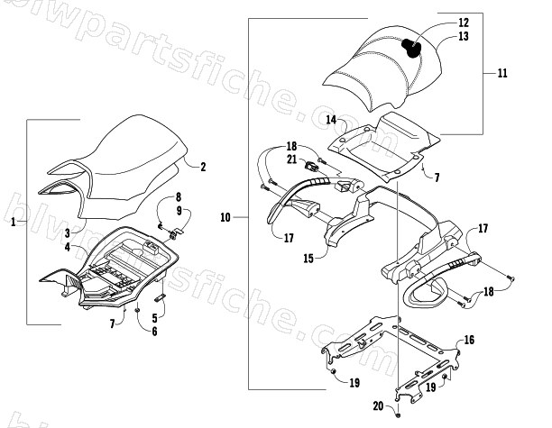 SEAT ASSEMBLY diagram