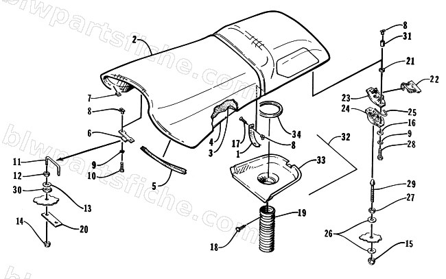 SEAT ASSEMBLY diagram