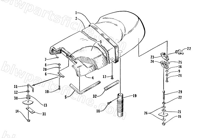 SEAT ASSEMBLY diagram