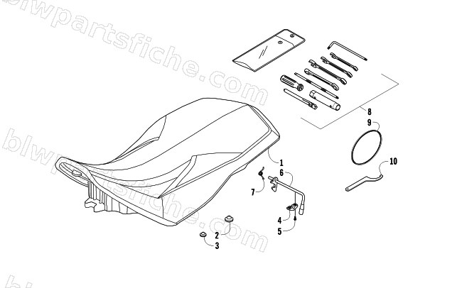 SEAT ASSEMBLY diagram