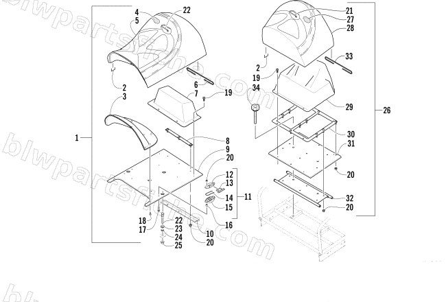 SEAT ASSEMBLY diagram