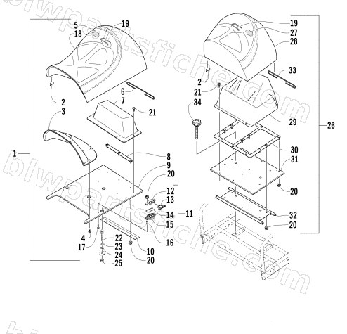 SEAT ASSEMBLY diagram