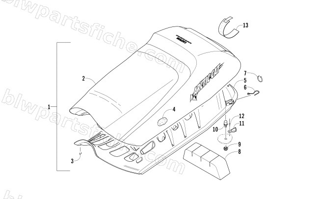 SEAT ASSEMBLY diagram