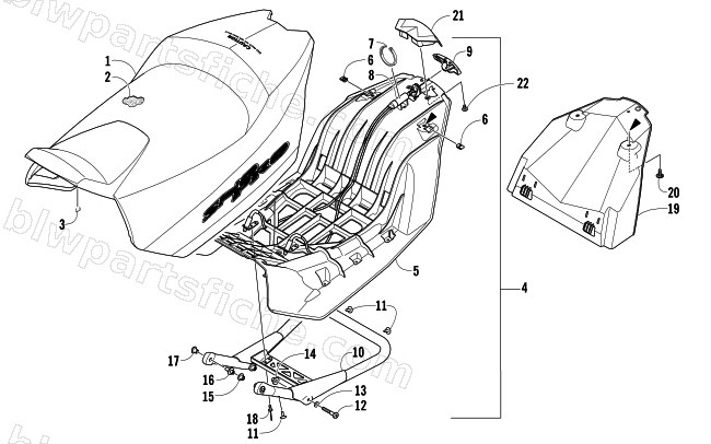 SEAT ASSEMBLY diagram