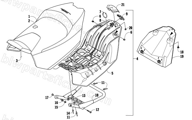 SEAT ASSEMBLY diagram