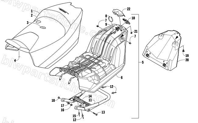 SEAT ASSEMBLY diagram