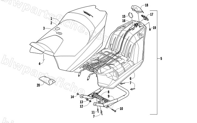 SEAT ASSEMBLY diagram