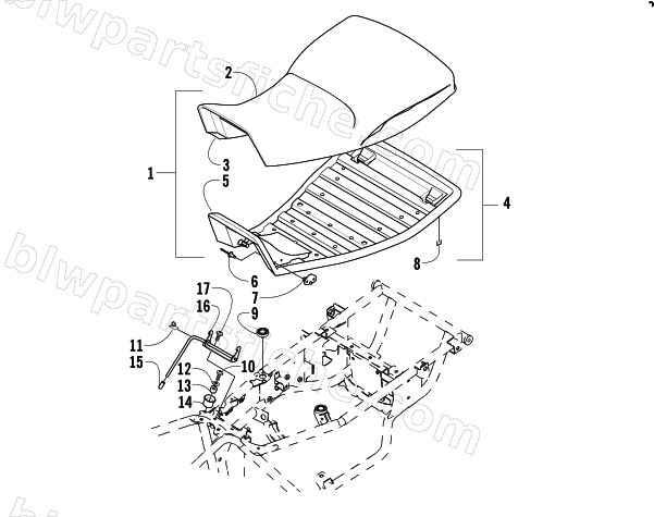 SEAT ASSEMBLY diagram