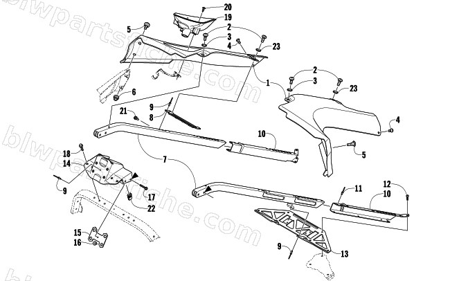 SEAT SUPPORT ASSEMBLY diagram