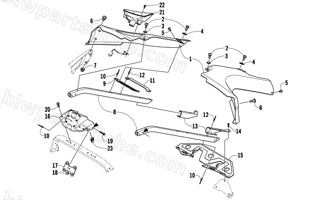 SEAT SUPPORT ASSEMBLY diagram