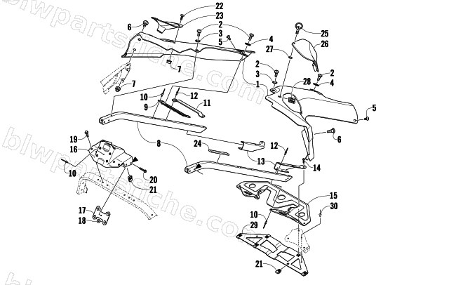 SEAT SUPPORT ASSEMBLY diagram