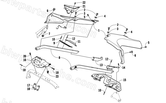SEAT SUPPORT ASSEMBLY diagram