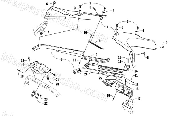 SEAT SUPPORT ASSEMBLY diagram
