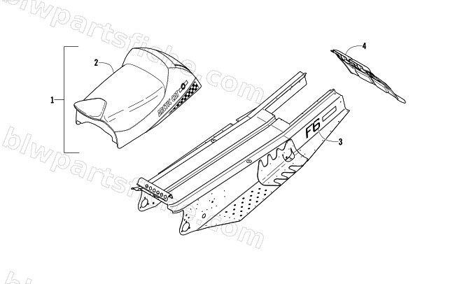 SEAT, TUNNEL, AND SNOWFLAP diagram