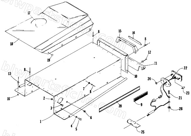 SEAT, TUNNEL, AND TAILIGHT diagram