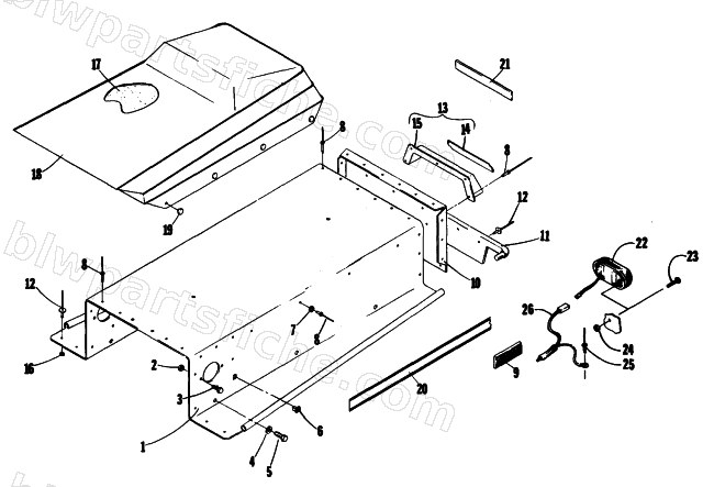 SEAT, TUNNEL, AND TAILIGHT diagram