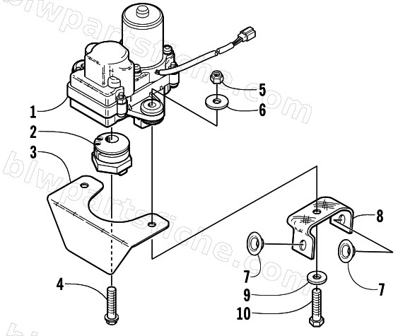 SERVOMOTOR ASSEMBLY diagram