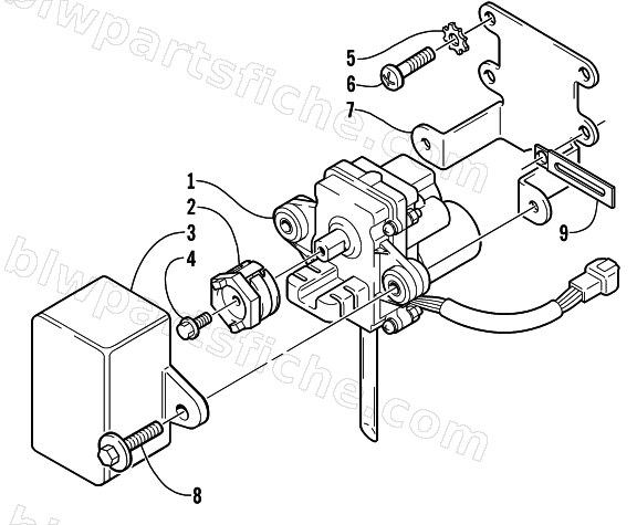 SERVOMOTOR ASSEMBLY diagram