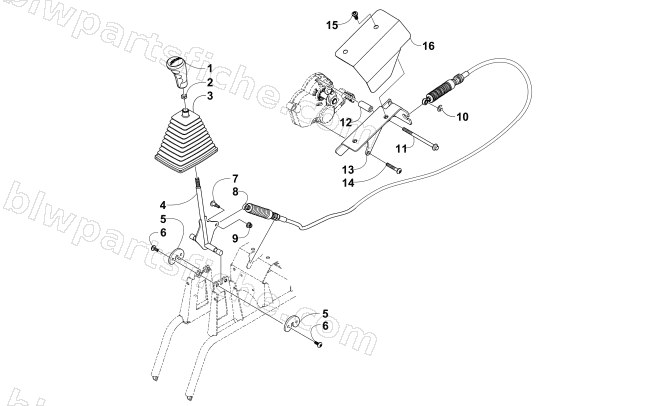 SHIFTER ASSEMBLY diagram