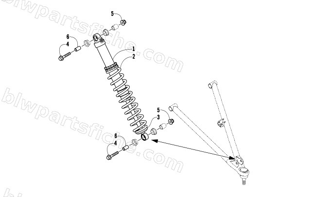 SHOCK ABSORBER ASSEMBLY diagram