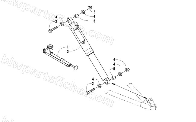 SHOCK ABSORBER ASSEMBLY diagram