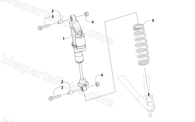 SHOCK ABSORBER ASSEMBLY diagram