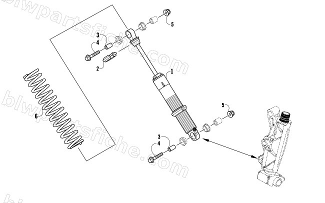 SHOCK ABSORBER ASSEMBLY diagram