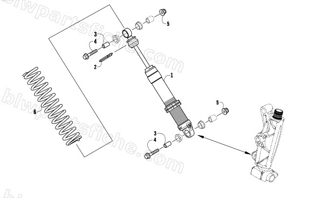 SHOCK ABSORBER ASSEMBLY diagram