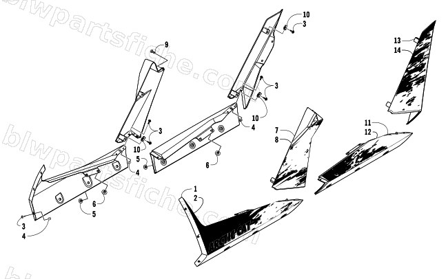 SIDE PANEL ASSEMBLY diagram