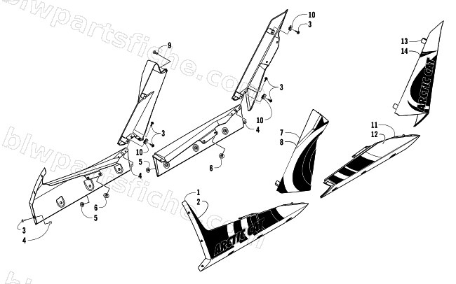 SIDE PANEL ASSEMBLY diagram