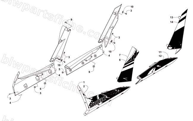 SIDE PANEL ASSEMBLY diagram