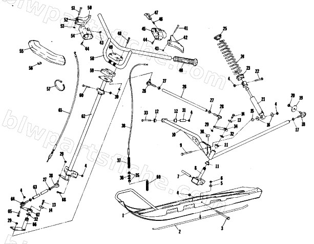 SKI AND STEERING diagram