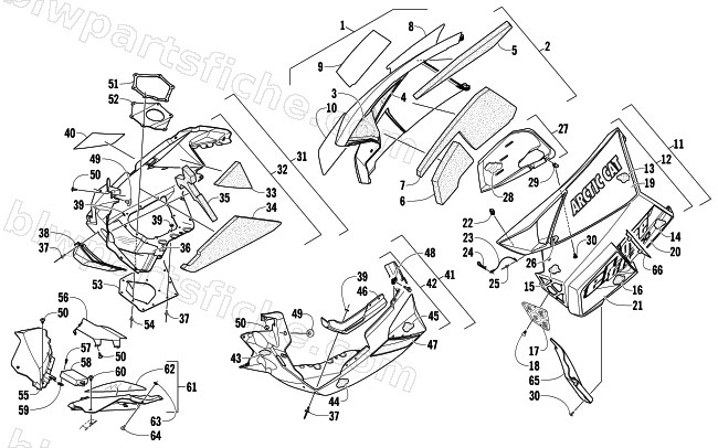 SKID PLATE AND SIDE PANEL ASSEMBLY diagram