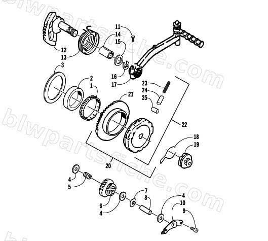 STARTER ASSEMBLY diagram
