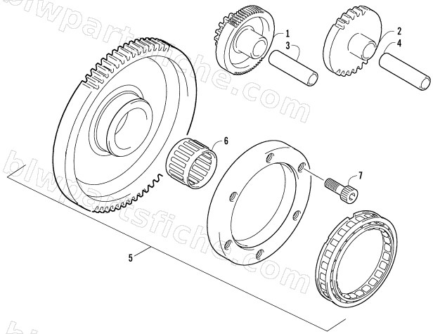 STARTER CLUTCH ASSEMBLY diagram