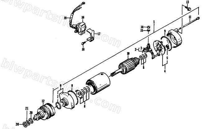 STARTER MOTOR diagram